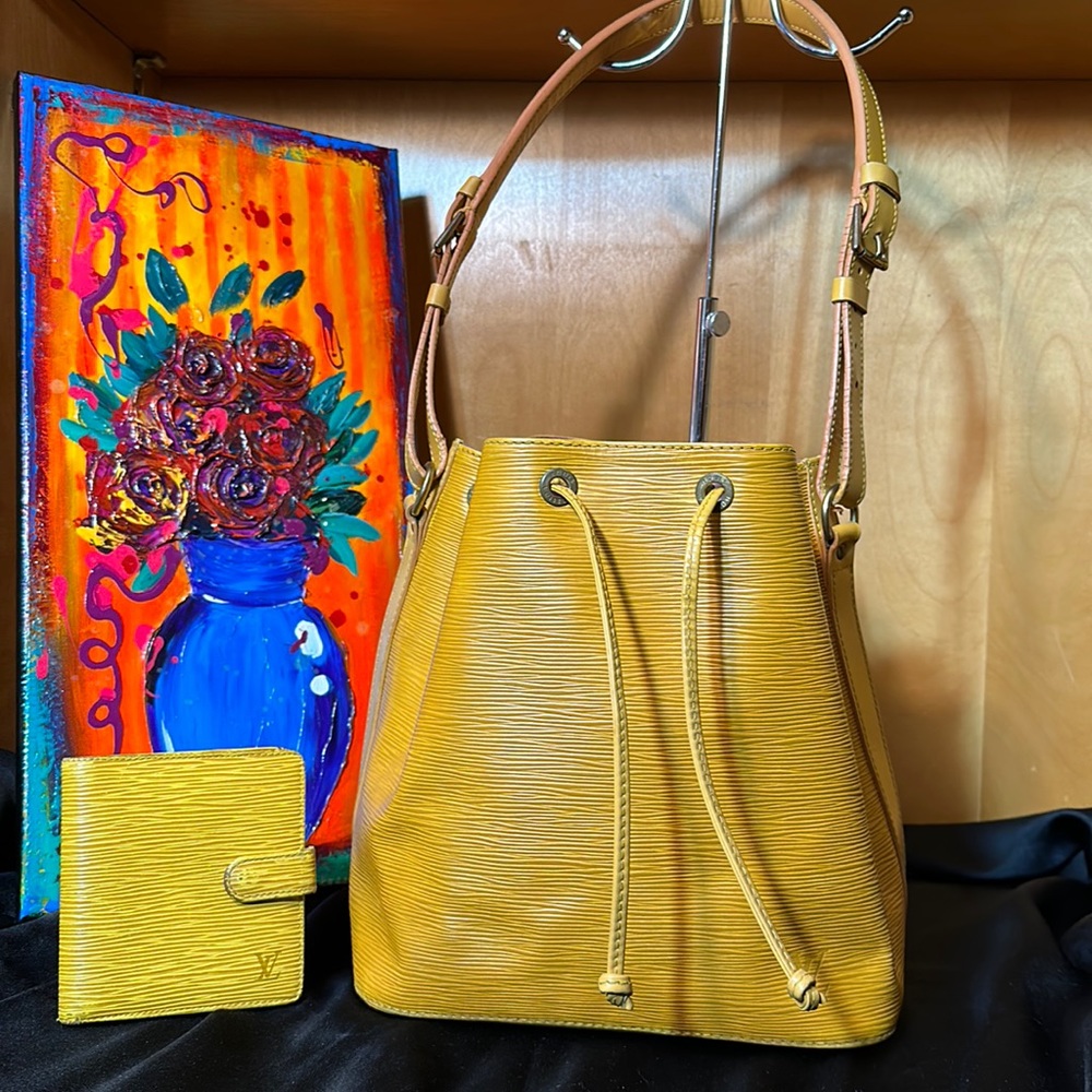 Louis Vuitton Epi Bag & Wallet Set